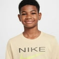 thumbnail image 4 of Boys 8-20 Nike Sportswear Triple Check Logo T-Shirt Color: White Size: SMALL, 4 of 4