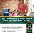 thumbnail image 3 of Swanson Multi and Mineral Without Iron Multimineral Multivitamin Health Supplement Iron-Free, Whole-Food Formula 90 Tablets (Tabs) (3 Pack), 3 of 7