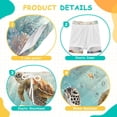 thumbnail image 3 of joogoo Watercolor Turtles in Sea Boys Swim Trunks Beach Swimsuit Shorts Boxer 4T, 3 of 8