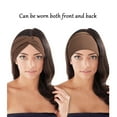 thumbnail image 5 of ZHUYING 10 PCS Wide Headbands for Women-Women Headbands African Wide Hair Wrap Extra Turban Head Bands for Lady Large Sport Workout Stretch Non-slip Big Hair Bands, 5 of 7