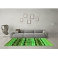 thumbnail image 3 of Ahgly Company Indoor Rectangle Oriental Green Industrial Area Rugs, 2' x 3', 3 of 4