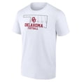 thumbnail image 2 of Men's White Oklahoma Sooners State Field T-Shirt, 2 of 3
