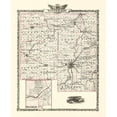 thumbnail image 2 of Warner 26x31 Gold Ornate Wood Framed with Double Matting Museum Art Print Titled - Winnebago Illinois Landowner - Warner 1876, 2 of 4