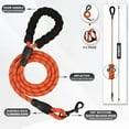 thumbnail image 7 of No Pull Dog Harness with A Free Heavy Duty 5ft Dog Leash, Adjustable Soft Padded Dog Vest, Reflective No-Choke Pet Oxford Vest with Easy Control Handle for Dogs(Orange, Medium), 7 of 7
