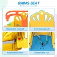 thumbnail image 4 of G TALECO GEAR Foldable Toddler Swing, 2 in 1 Swing Sets for Backyard, Easy to Install & Store, Blue, 4 of 9