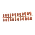 thumbnail image 1 of Vogacara Uñas postizas con purpurina para mujer, prensa de belleza, herramientas de manicura desmontables, producto DIY, parche de cobertura completa Arte de uñas Naranja Vogacara CE012362-08B, 1 of 6