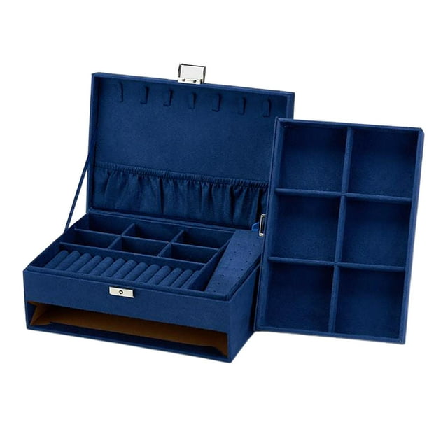 Caja organizadora de joyas Yuyangstore con 6 estuches para relojes/pulseras Organizador de almacenamiento de joyas