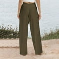 thumbnail image 5 of SDNall Wide Leg Pants for Women Loose Wide Leg Pants High Waist Straight Pants Casual Pants Straight Leg Pants, 5 of 9