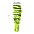 thumbnail image 2 of Cepillo de pelo rizado desenredante FLhrweasw cepillo para peinar verde, 2 of 7
