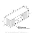 thumbnail image 7 of Furinno 13054AM-BK-MBR Econ Entertainment Center with & Storage Bins, Americano & Black & Medium Brown, 7 of 7