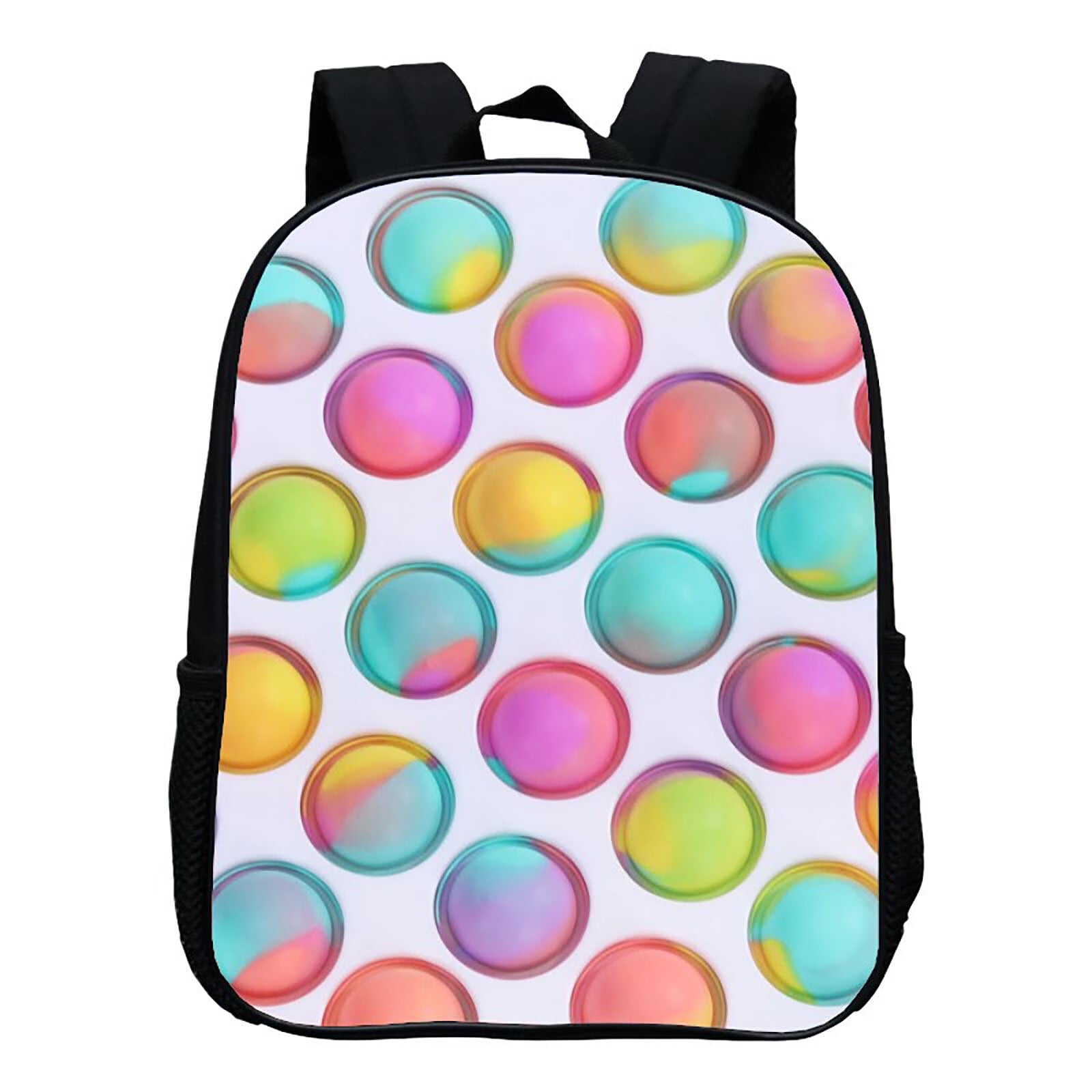 KEVCHE Push Fidget Toy Backpack ,Bubble Fidget Toy Print Backpack
