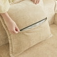 thumbnail image 2 of Harrison Armless Sofa Velvet-Light Camel, 2 of 5