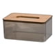 thumbnail image 2 of Caso de tejido,Caja de pañuelos de plástico ABS Organizador Cubierta de madera,Caja de almacenamiento de toallas de papel para el hogar,Dispensador de pañuelos Hogar Sala de estar Oficina, 2 of 9