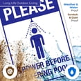 thumbnail image 5 of Pool Sign, Please Shower Before Entering Pool Sign,, 5 of 8