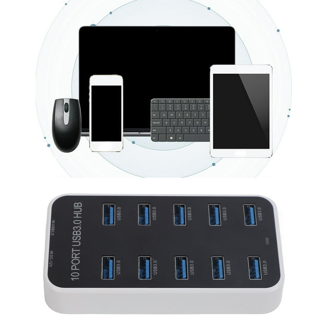 El Eje De Los Datos Del USB 3.0, El ABS De Los Puertos 10 Del Eje De Los Datos USB De DC 12-24V Vira Hacia Atrás Y Los Bordes Elegantes De La PC Para Smart TV