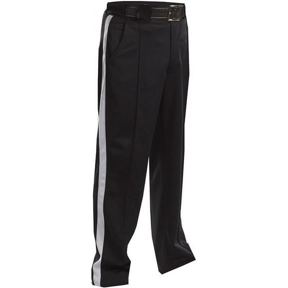 Smitty FBS182 Moisture Wicking Warm Weather Football Referee Pants - 1 1/4" Side Stripe (36)