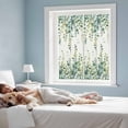 thumbnail image 4 of Eucalyptus Green Window Privacy Film, Gradient Leaves Retro Watercolor Plant Static Cling UV Sun Blocking Tint Film Heat Control Windows Films for Bedroom Bathroom, Window Stickers 17.7"x39.3", 4 of 8