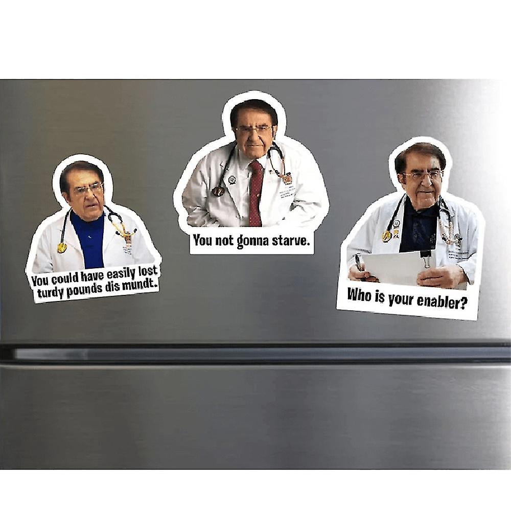 12 Pack Dr. Now Magnets – Funny Diet Motivation Fridge Magnets, 3x3 Inches – Strong, Glossy, Black Text - View #9