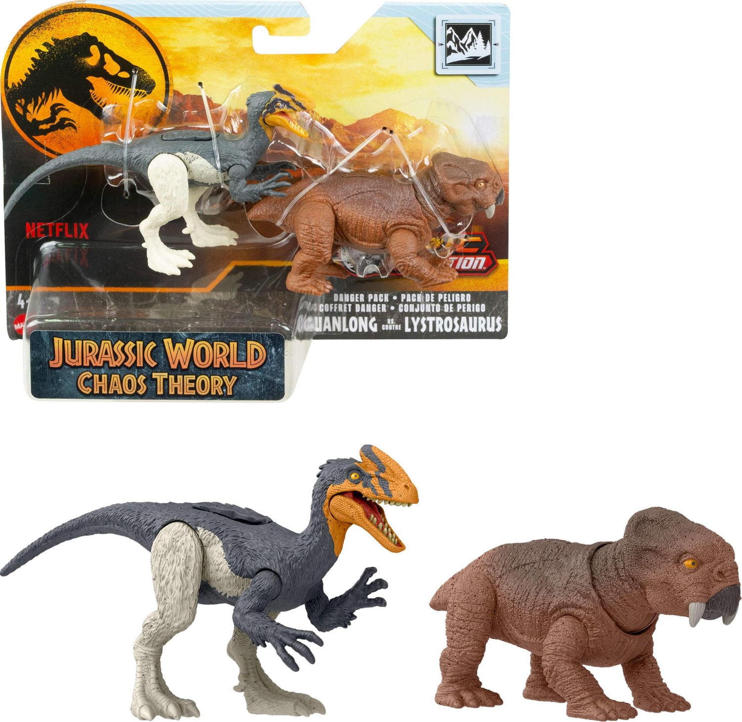 Jurassic World Meute Dangereuse Guanlong Contre Lystrosaure