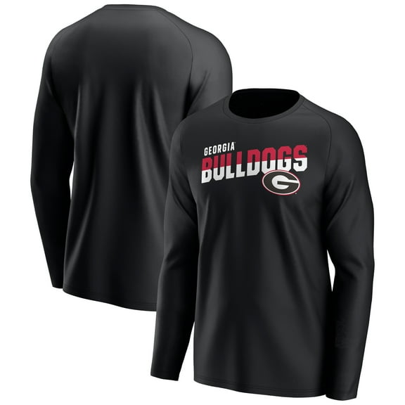 Men's Black Georgia Bulldogs  Long Sleeve T-Shirt