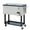 Silver, variant on Outsunny 80 Quart Rolling Cooler Cart Portable Patio Ice Beer Beverage Cooling Bin for Outdoor Party w/ Bottle Opener & Storage Shelf Silver