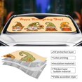 thumbnail image 3 of Kdxio Gnomes Happy Thanksgiving Print Front Windshield Sun Shade,Folding Auto Sunshade for Car Truck SUV-Medium, 3 of 5