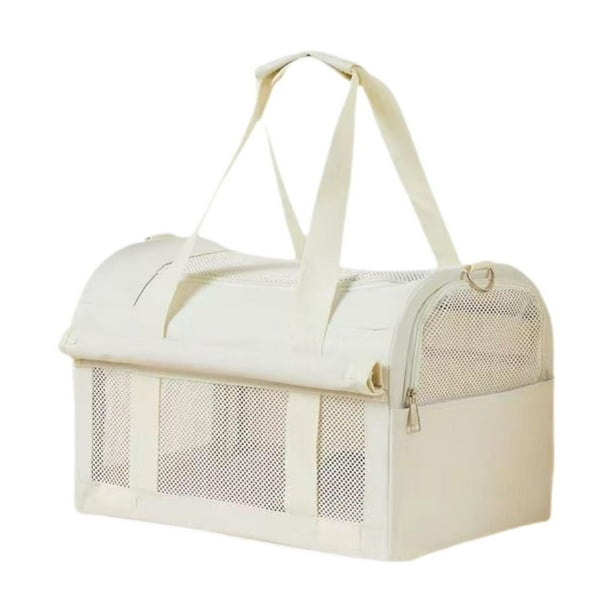Bolsa de transporte para mascotas, tipo bandolera, elegante, plegable, suave, de mano, para perros, portátil, multiusos, para perros pequeños, gatos, Bolsa para gatos