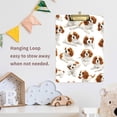 thumbnail image 4 of FORMRS Acrylic Clipboard with Low Profile Clip Standard A4 Letter Size, 12.5" x 9", Puppies Brown White Pattern, 4 of 8