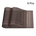thumbnail image 3 of Unique Bargains Napperons, 450x300mm Napperons Lot de 6 PVC Lavables Tissés Café, 3 of 6