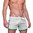 thumbnail image 3 of DDAPJ pyju Clearance Today! Athletic Shorts for Men 7 Inch Inseam Workout Gym Shorts Dog Paw Printing Drawstring Quick Dry Shorts Running Jogger Shorts White L, 3 of 5