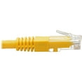 thumbnail image 4 of Tripp Lite 25ft Cat6 Gigabit Molded Patch Cable RJ45 MM 550MHz 24AWG Yellow 25' (n200-025-yw), 4 of 5