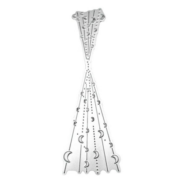 Diy Metal Cutting Dies,Christmas Spotty Line Hearts Cuts,Metal Scrapbooking Stencils for Card Making,Embossing Template Mould