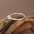 thumbnail image 3 of Forever Jewels 1Ct Round Cut Moissanite Womens Engagement Ring 14K White Gold Plated, 3 of 4