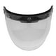 thumbnail image 2 of Visera del casco de motocicleta Cola con 3 broches lente abatible compatible con Clear Claro, 2 of 7