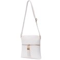 thumbnail image 2 of Monedero tipo bandolera Solene, ligero, mediano, para mujer, color blanco, 2 of 9