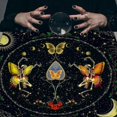 thumbnail image 4 of Square Shape Pendulum Divinations Mat Altar Tablecloth Board Game Card Pad Rune Table Cloth Metaphysical Board Game Mat 60x60cm, 4 of 4