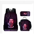 thumbnail image 1 of My Singing Monsters Monster Concert School Bag Cartoon Backpack Shoulder Bag Pencil Case Three Piece Set, 1 of 2