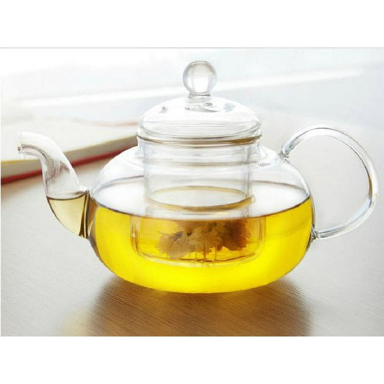 1100ml Teapot – Clear Borosilicate Glass Tea Kettle with Cup, Removable  Loose Tea Glass Infuser, Teapot Gift Set, Stovetop Safe - AliExpress