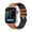 Brown belt, variant on UBABAI ET570 Smart Watch Bluetooth Call Sports Watch 1.96inch AI Voice Assistant Silicone Strap