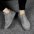 thumbnail image 3 of Mepaouo Women Canvas Sneaker Slip On Casual Shoes Trendy Walking Flats Low Top Loafers for Men, 3 of 7