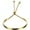Gold, variant on Stainless Steel Classic Plain Adjustable Size Cuff Style Bangle Bracelet