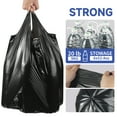 thumbnail image 2 of Small Trash Bags with Handles (1.2/2/2.6/3/4/5/6/8/13 Gallon) - Ocean Plastic Upcycling - Plastic Garbage Bags, Can Bin & Waste Basket Liner for Kitchen, Bathroom, Office and Pets, 2 of 7