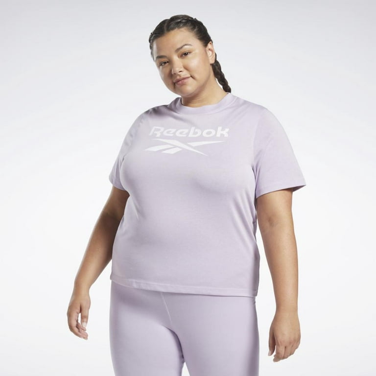 Reebok Apparel Women\'s Ri Bl Tee In Reebok Training App Women Purple , 2X  Reg US | Sport-T-Shirts