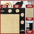 thumbnail image 5 of Amgo Custom Made 6' x 84' Beige Fence Privacy Screen Windscreen with Bindings & Grommets, Heavy Duty for Commercial and Residential, 90% Blockage, Cable Zip Ties Included (We Customize), 5 of 9