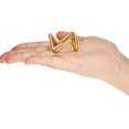 thumbnail image 4 of Hipiwe 5 Pcs Metal Crystal Ball Holder Ball Stand for Display (Gold, X-Small), 4 of 8