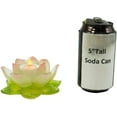 thumbnail image 4 of Ebros Lotus Flower Tea Light Candle Holder Statue 4.5"W (Translucent Acrylic), 4 of 4