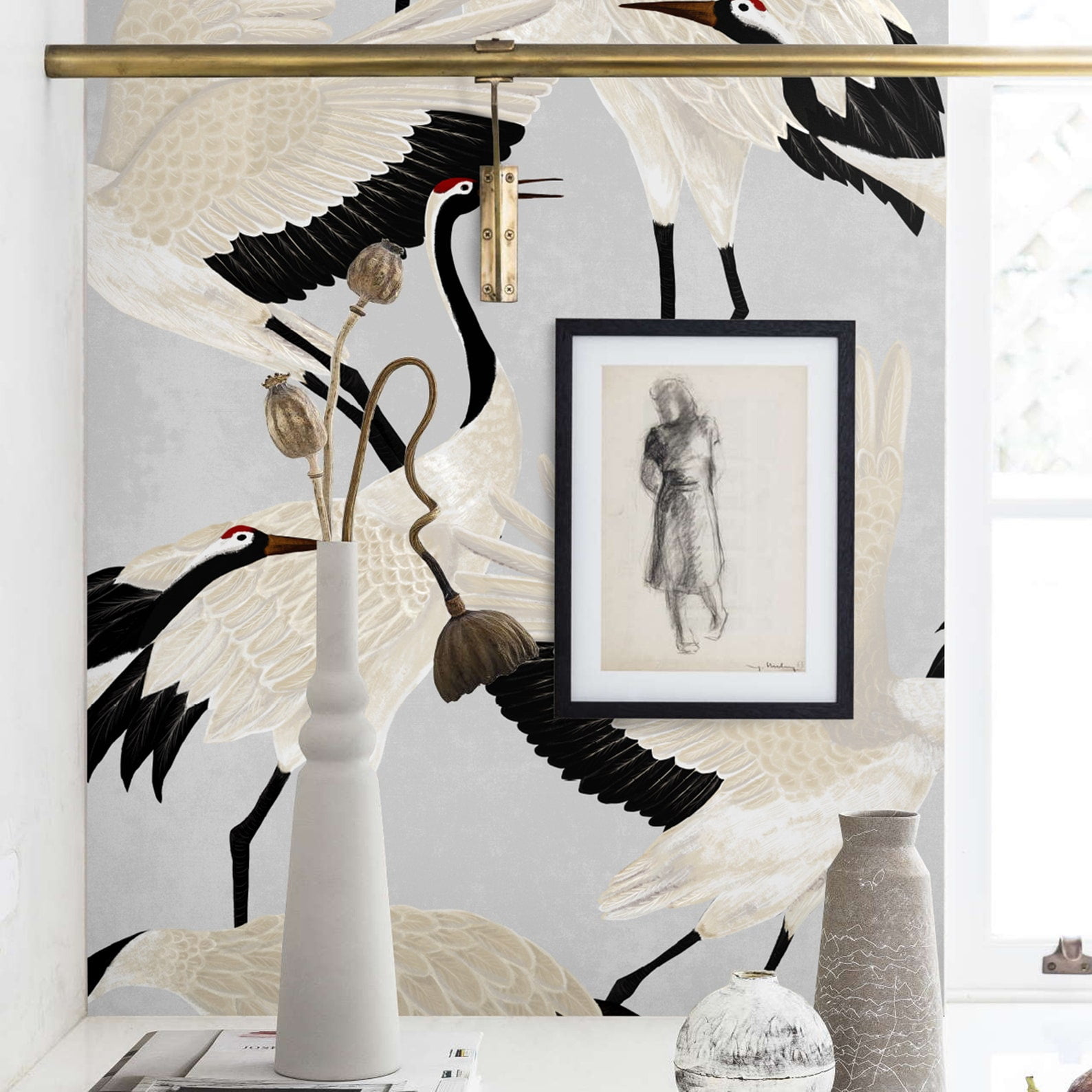 Grey Herons Wallpaper