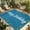 Blue, variant on Fsddascl Violet Birthday Outdoor Rug for Patio/Deck, Non-Slip Large Area Rug 4 x 6 Ft, Colorful Confetti Ribbons Polka Dots Classroom Indoor Outdoor Rugs Washable Area Rugs, Camping Rug Carpet Runner