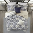 thumbnail image 4 of Madison Park Polyester Microfiber Printed Quilted Coverlet Set in Blue, 4 of 5