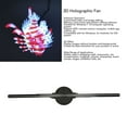 thumbnail image 4 of 3D Holographic Fan With 276 LEDs, WiFi APP Control, 1080 X 276P Resolution, Black, 4 of 8